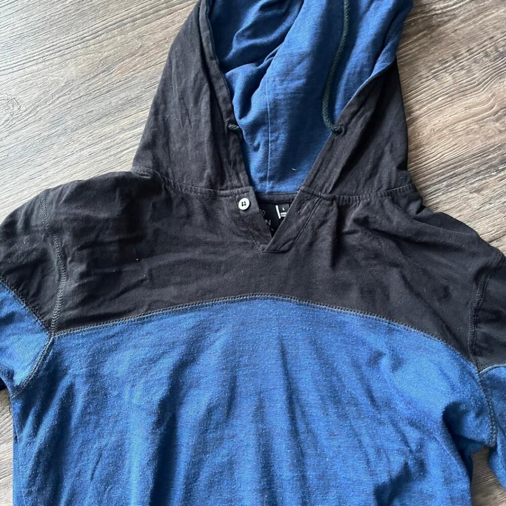 Burnside Skate Hoodie Sweatshirt Mens Large Blue Fashion